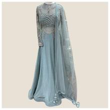  Net/Chinon Gown Grey