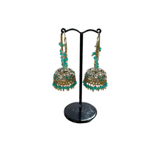  Green Chumki Earrings