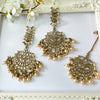 Mirror Earring Tikka Set