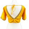 Yellow Raw Silk Blouse